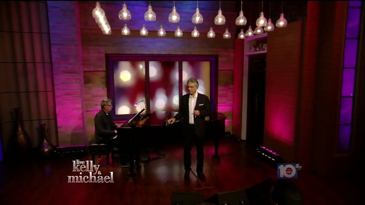 Andrea Bocelli - Laras Theme - Live with Kelly...