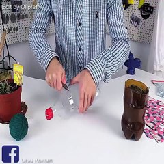How to use used bottles (Make different things)