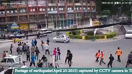 Earthquake in Nepal 2015, CCTV footage one in all