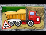 ✔ Truck with Excavator build pool. Cars Cartoons Compilation for Children / 54 Episode ✔