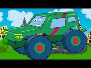 ✔ Monster Truck | Adventures in the City of Cars | Vehicle for Kids | 17 Episode