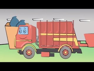 ➲ Garbage Truck, Trucks And Vehicles For Kids. Car Garage And Service. City Cars 6 episode