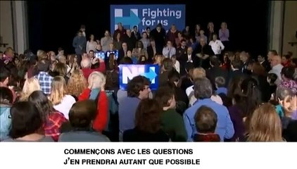 Etats-Unis : "Vous êtes très malpolie" répond Hillary Clinton à une républicaine qui accuse son mari de viol