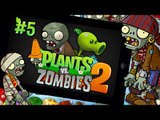 새로운 캐릭터,왕좀비,식물강화?! 식물대좀비 투! 5편(plants vs zombies 2) - 모바일 Mobile [양띵TV삼식]