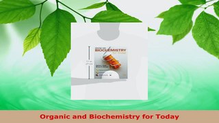 Download  Organic and Biochemistry for Today PDF Free