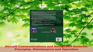 Read  Aircraft Communications and Navigation Systems Principles Maintenance and Operation Ebook Free