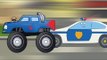 ✔ Police Car chases Monster Truck - Trucks For Children - Kids Video - Cars Cartoon