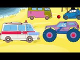 ✔ Monster Truck & Ambulance - Cartoons for kids - Monster Trucks For Children