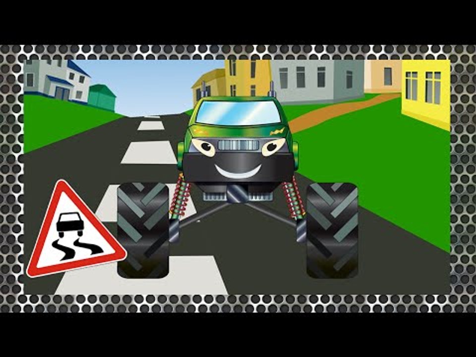 ✔ Monster Truck Compilation with Fire Truck. Cars Cartoons for children. Videos for kids ✔