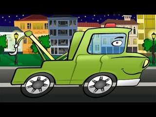 ✔ Tow Truck and Friends in the "City of Cars". Car Cartoon for kids. Emergency Vehicles adventures.