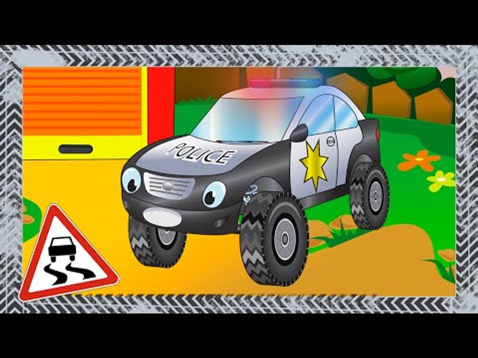✔ Police Car cartoons / Monster Truck Adventures / Cars Compilation for kids / Emergency Vehicles ✔