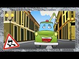 ✔ Tow Truck with Crane helps cars in trouble / Cartoons Compilation for kids / Emergency Vehicles ✔