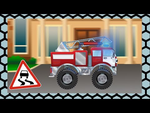 ✔ Fire Truck always ready to help. Fight Fire / Cartoons Compilation for kids / Emergency Vehicles ✔