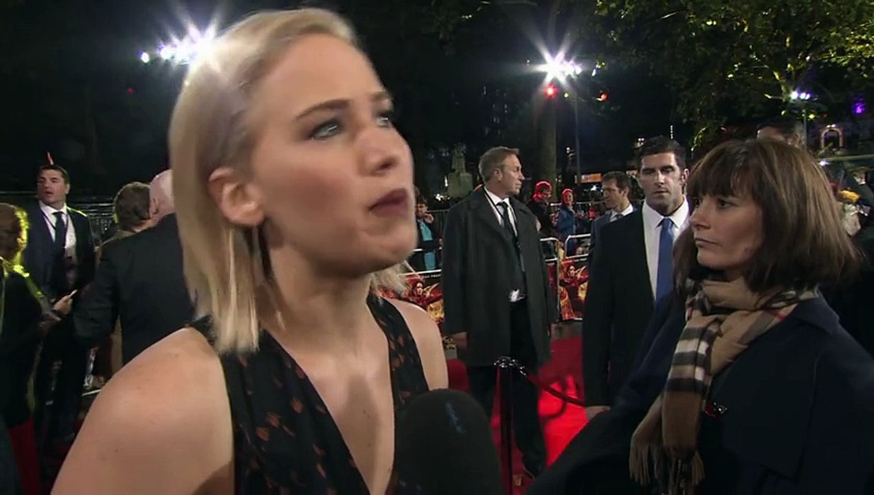 The Hunger Games Mockingjay Part 2 UK Premiere Interview - Jennifer Lawrence