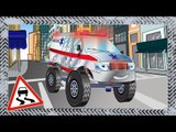 ✔ Ambulance with Motorbike Racing / Cars Cartoons Compilation for kids / Emergency Vehicles ✔
