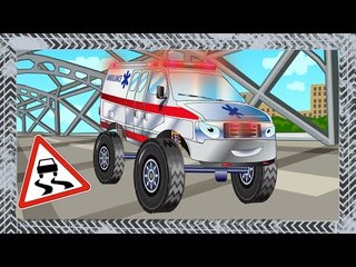 ✔ Ambulance hurry to help for friends / Cars Cartoons Compilation for kids / Emergency Vehicles ✔
