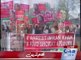 People's party 154 protest against Imran Khan outside governor's house