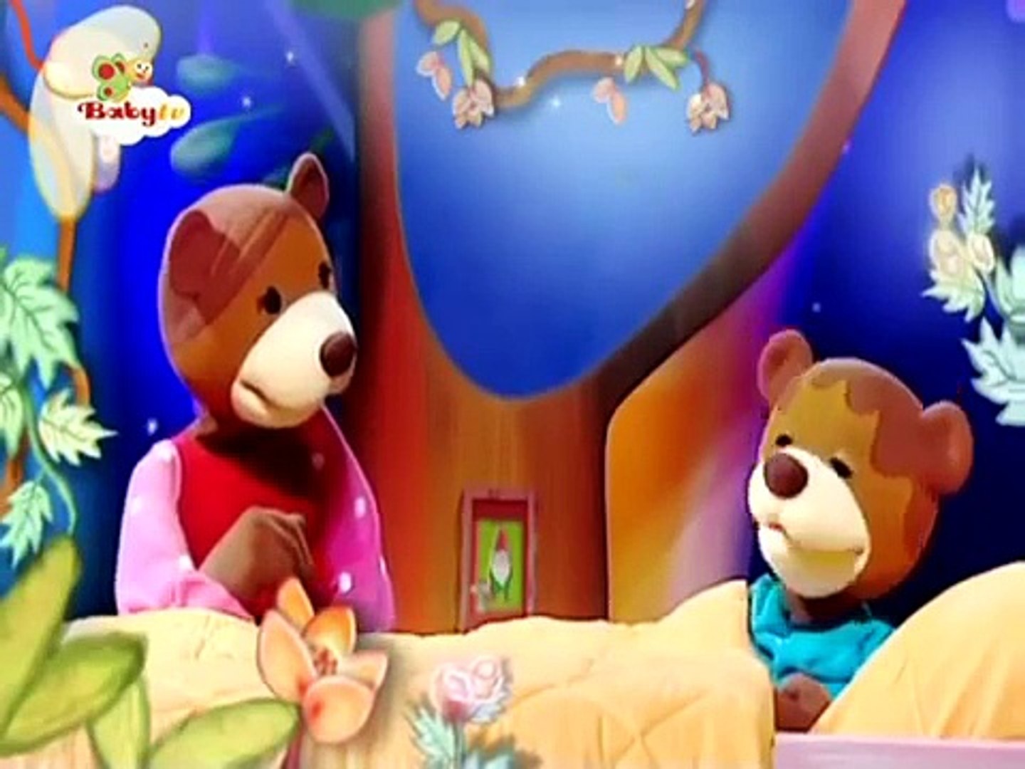 BabyTV Good night teddy bear in the bubble (english) - Dailymotion Video