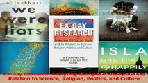 PDF Download  ExGay Research Analyzing the Spitzer Study and Its Relation to Science Religion Politics Download Full Ebook