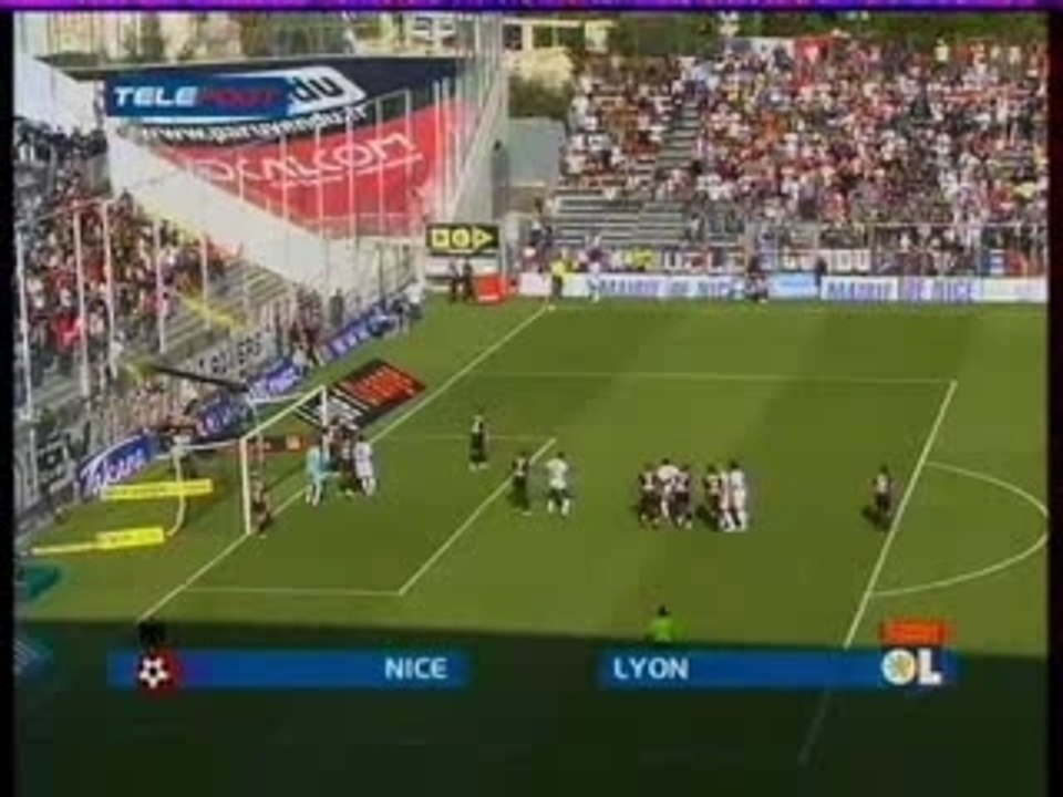Nice vs Lyon 4 eme journee l1