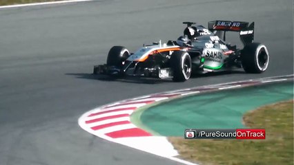 Formula 1 Car sound comparison - 2014 vs 2015