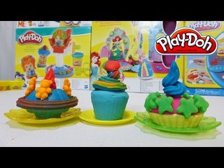 ✔ Play Doh - Sweet Cupcake Tower Review Shoppe. Cooking - Game for chidren. Food Kids Fun Toys.