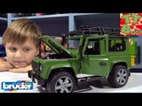 ✔BRUDER. Распаковка и обзор Джипа от Игорька / Land Rover Defender Station Wagon / Unboxing Toys ✔
