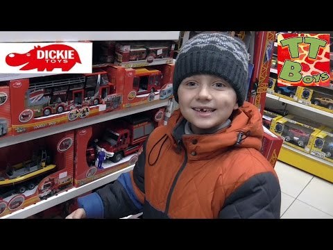 ✔Dickie Toys. Покупка Трактора с Прицепом в магазине игрушек от Игорька / Tractor with trailer ✔
