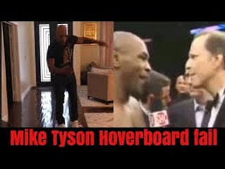 Mike Tyson falls off his hover board New full Video 2016