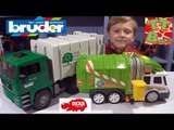 ✔ BRUDER & Dickie Toys Мусоровозы от Игорька. Тест Драйв Машинок / Garbage Truck Cars for Boys ✔