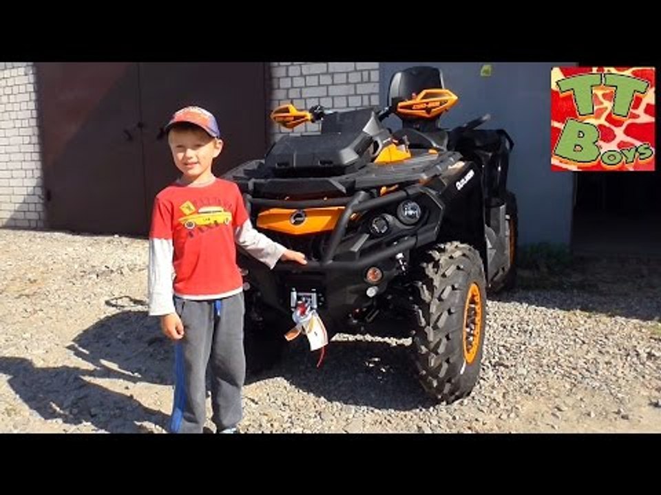 ✔ Монстр Трак. Квадроцикл BRP CAN-AM OUTLANDER MAX. Video for Boys ✔
