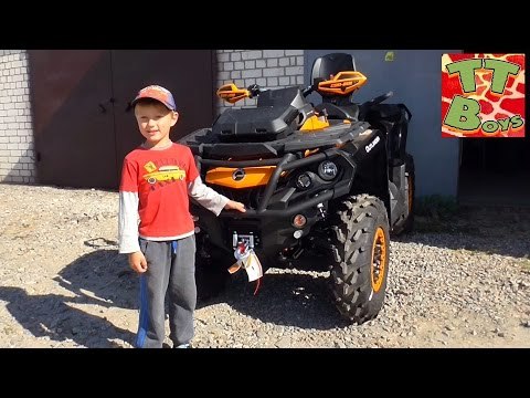 ✔ Монстр Трак. Квадроцикл BRP CAN-AM OUTLANDER MAX. Video for Boys ✔