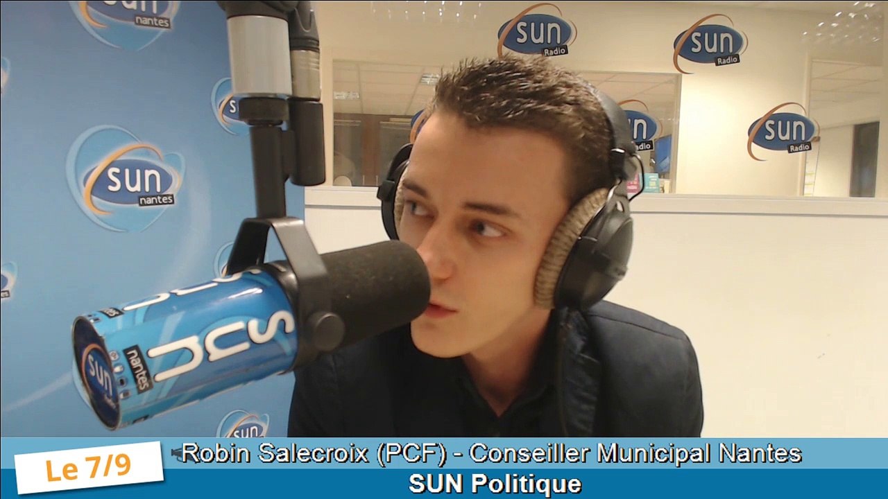 SUN Politique - 4 janvier 2016 - Robin Salecroix (PCF, conseiller municipal à Nantes)