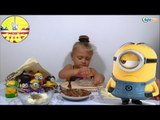 ✔ Minions and Yaroslava cooking useful and vitamin salad of carrot. Delicious / Video for children ✔