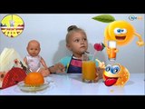 ✔ Baby Born Doll. Recipe Orange juice for Dolls from Cook Yaroslava / Video for kids / VLOG ✔