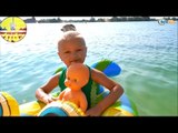 ✔ Girl Yaroslava with Nenuco bathed in the lake / Baby Doll Bath time / Video for kids Part 1 ✔