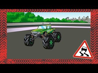 ✔ Monster Truck Compilation for kids. Cars Cartoons for children / New Adventures / 11 Episode ✔