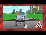 ✔ Police Car always helps in trouble. New Adventures / Cartoons Compilation for kids / 18 Episode ✔