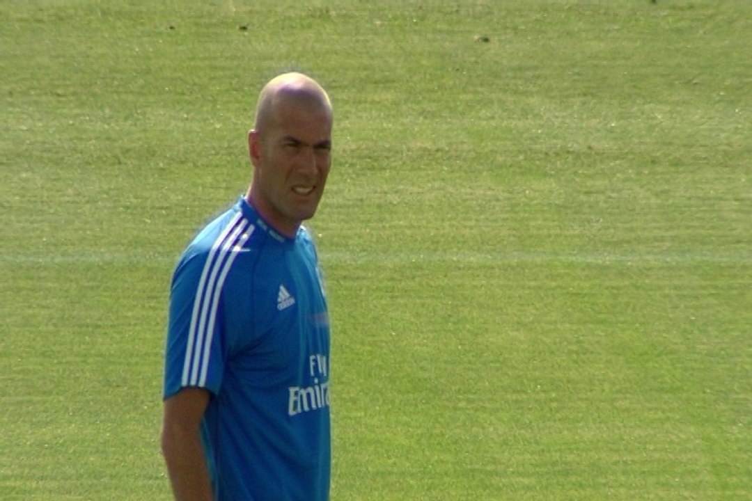 Entrenamiento del Real Madrid bajo las ordenes de Ancelotti