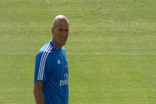 Entrenamiento del Real Madrid bajo las ordenes de Ancelotti