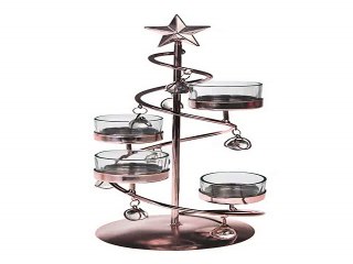 Стильный подарок на день рождения - Подсвечник для 4-х свечей-таблеток Прекрасная елка в г. Челябинск