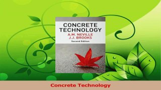 PDF Download  Concrete Technology PDF Full Ebook