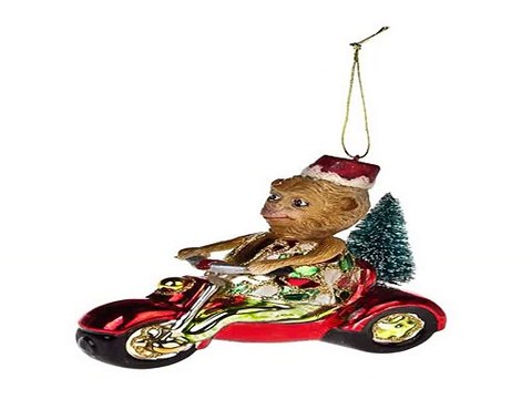 Ура Купил себе отличный подарок на именины - Украшение елочное Обезьяна на мотоцикле в г. Челябинск