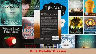 PDF Download  Bulk Metallic Glasses Read Online
