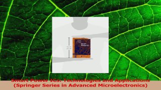 PDF Download  Smart Power ICs Technologies and Applications Springer Series in Advanced Read Full Ebook