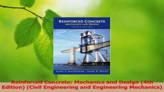 PDF Download  Reinforced Concrete Mechanics and Design 4th Edition Civil Engineering and Engineering PDF Full Ebook