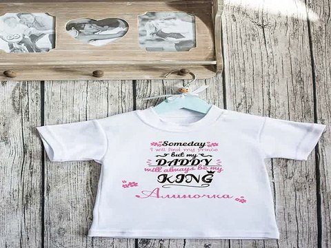 Вот это ВЕЩЬ! подарок на все случаи жизни - Футболка детская с вашим текстом My dad is a king в г. Новосибирск