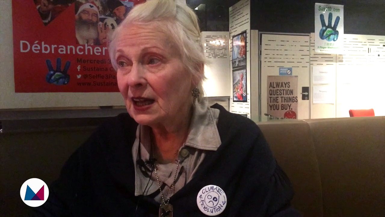 Après la Cop21 : "Achète moins, choisis bien et fais durer tes vêtements", dit Vivienne Westwood