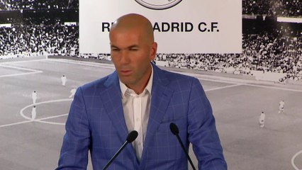 Real Madrid - Zidane : "Je vais tout donner pour ce club"