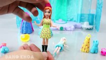 Đồ chơi thay đồ cho búp bê công chúa Elsa và Anna cho bé chơi rất vui (3)